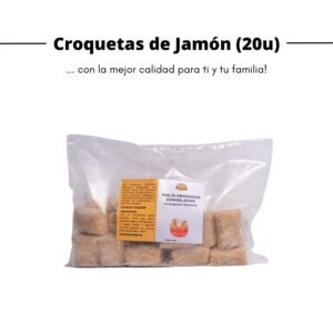 Croquetas de jamón serrano (20u)