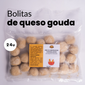 Bolitas Croqueteras de queso gouda (24u)