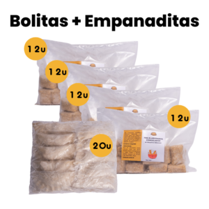 Combo de Bolitas Croqueteras + Empanaditas para Papá - OFERTA ESPECIAL