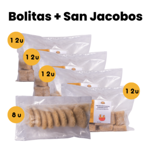 Combo de Bolitas Croqueteras + San Jacobos para Papá - OFERTA ESPECIAL