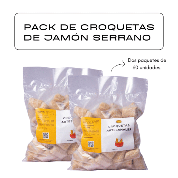 Súper Pack de Croquetas de jamón serrano (120u)