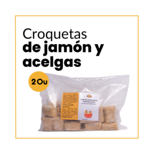 Croquetas de jamón serrano y acelga 20u