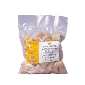 Pack de 60 bolitas croqueteras de jamón y queso, de la marca Croquetas Fernández.