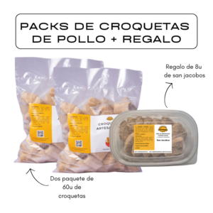 Súper Packs de Croquetas de pollo (120u) + Regalo