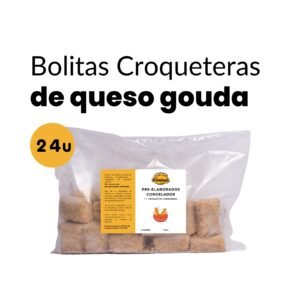 Bolitas Croqueteras de queso gouda - 24u